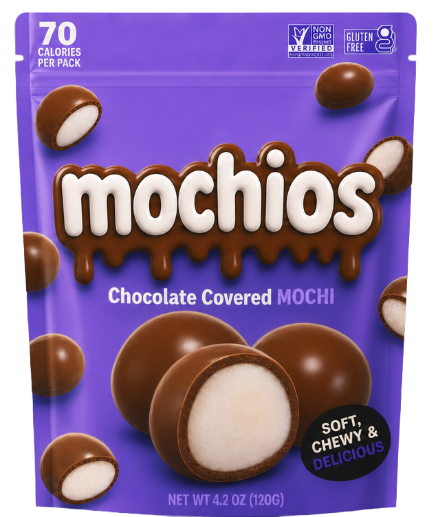 Mochios Chocolate Covered pouch